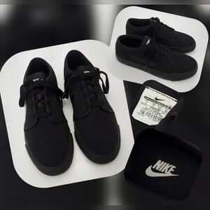 Nike Classic Black Canvas Sneakers Men's Size 8